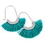 Mye1038 - Fan Shape Drop Hoop Earrings