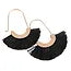 Mye1038 - Fan Shape Drop Hoop Earrings