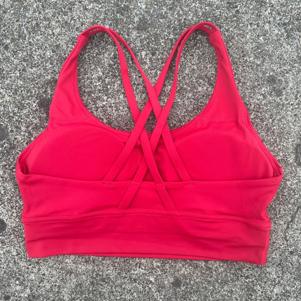 Solid Color Soft Cross Back Women Fitness Bra Tights Yoga Vest High Strength