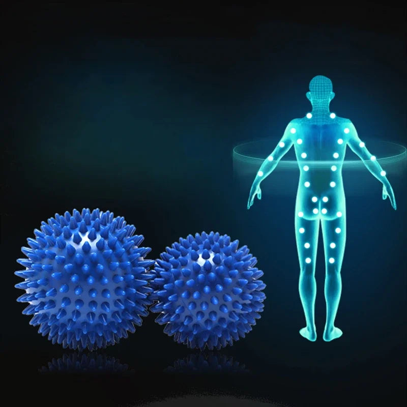 7cm Fitness Physiotherapy PVC Ball Hard Spiked Massage Ball Relieve Plantar