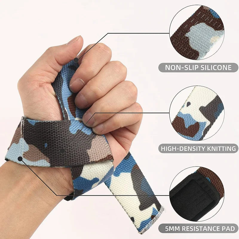 Weightlifting Wrist Straps Strength Training Booster Belt Adjustable Non-Slip