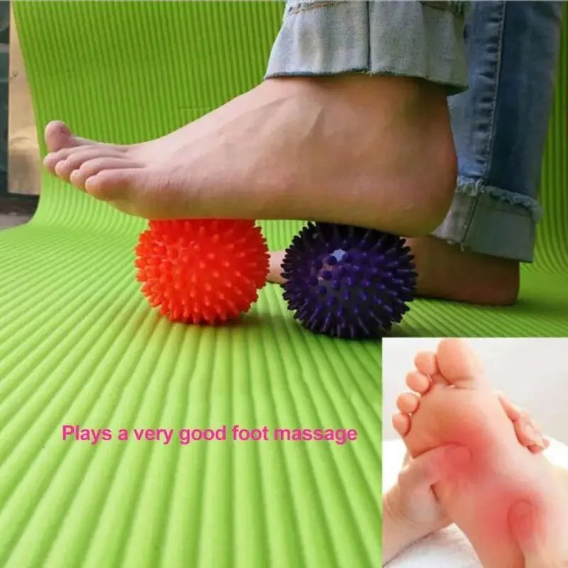7cm Fitness Physiotherapy PVC Ball Hard Spiked Massage Ball Relieve Plantar