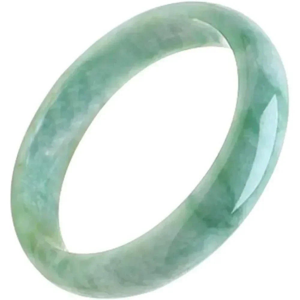 Natürlicher Jade-Armreif für Damen, klassischer Retro-Stil, chinesischer Hand-Jade-Armreif