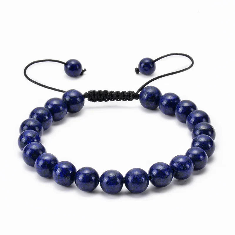 Armband aus mehreren Stilen 8mm natürliche Tigeraugen Lavasteine Schutz HANDGEMACHT