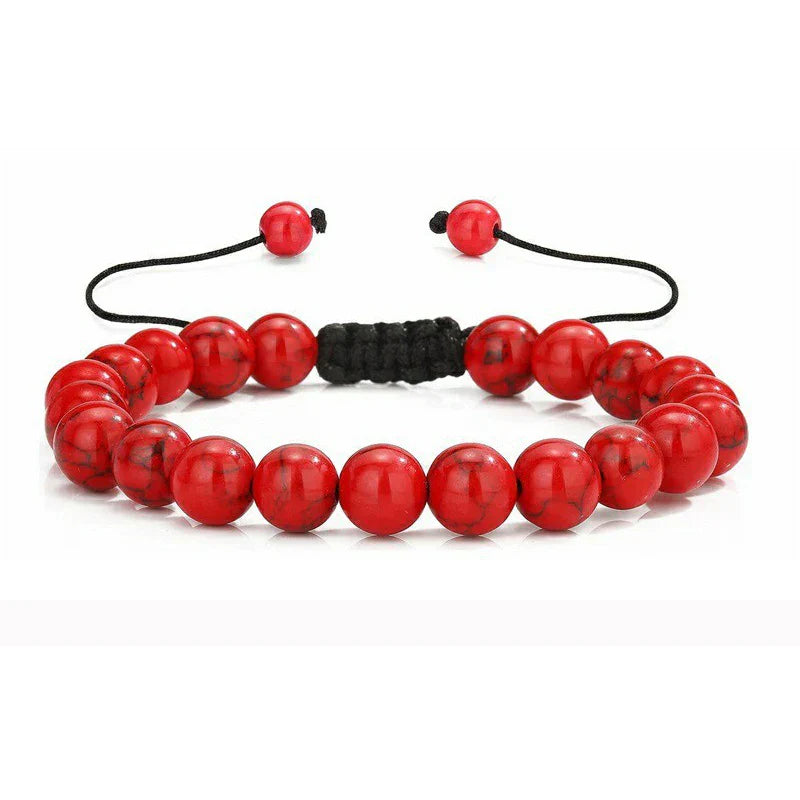 Armband aus mehreren Stilen 8mm natürliche Tigeraugen Lavasteine Schutz HANDGEMACHT