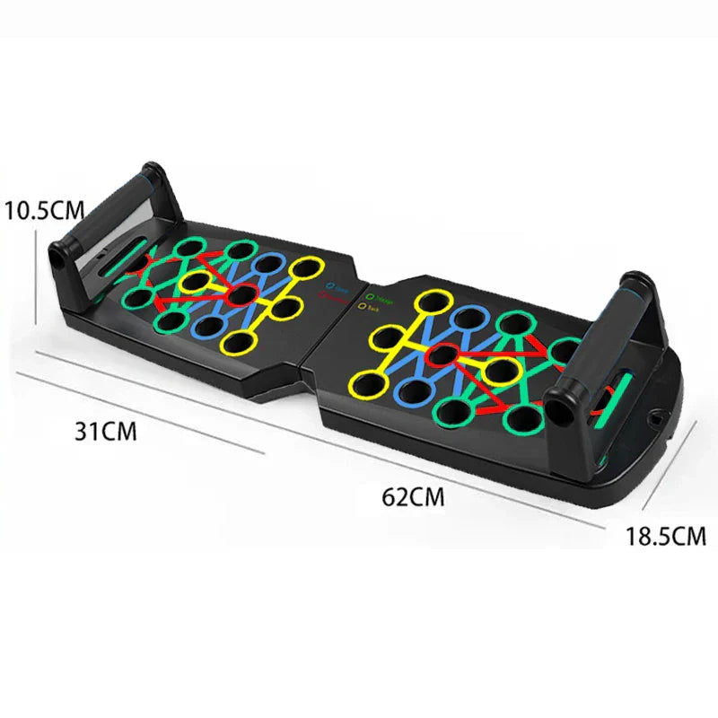 Push-Up Board Set Portable Multifunctional Push-Up Bar Foldable Fitness