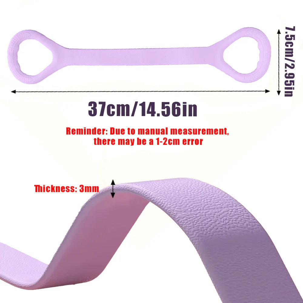 8 Fitness Workout Resistance Band Arm Back Shoulder Exercise Elastic Training