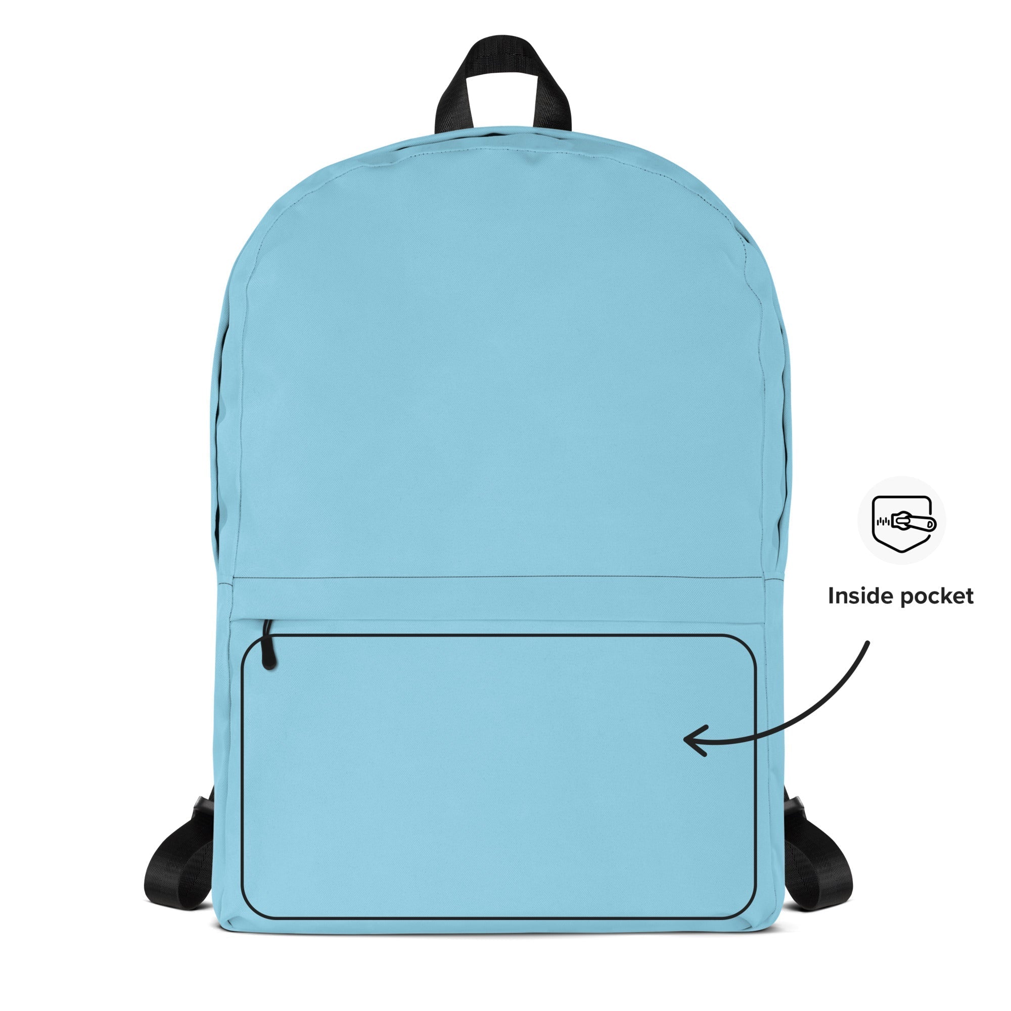Rucksack in der Farbeblau