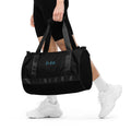 Allover-Print-Sporttasche schwarz