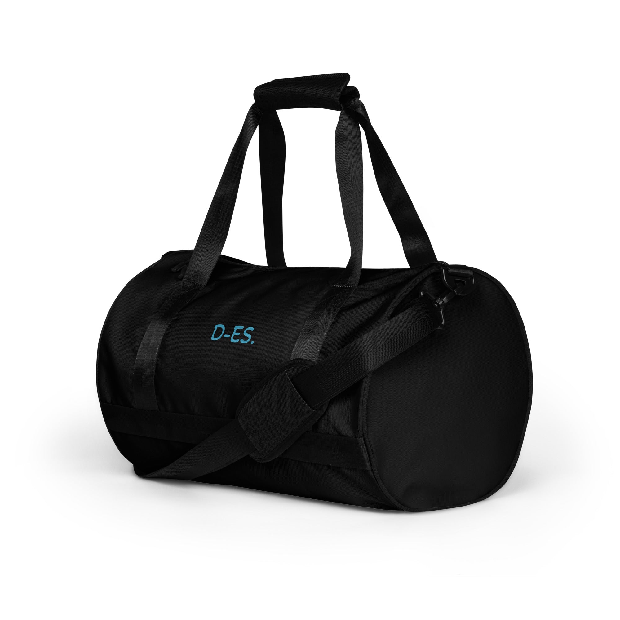 Allover-Print-Sporttasche schwarz