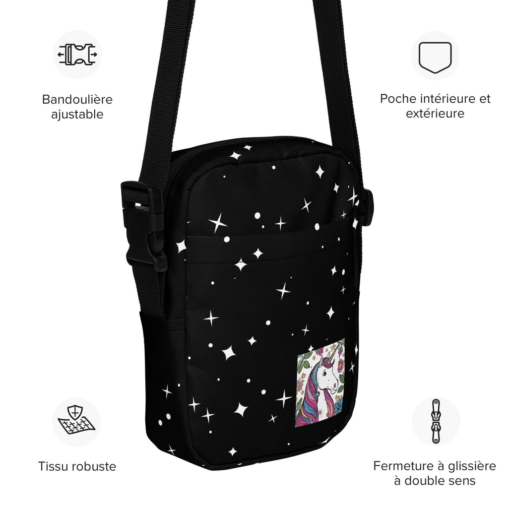 Umhängetasche Glitzerwelt Einhorn
