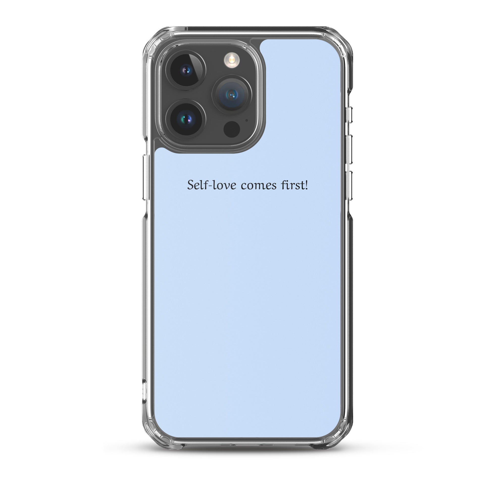 Clear Case for iPhone® light blue