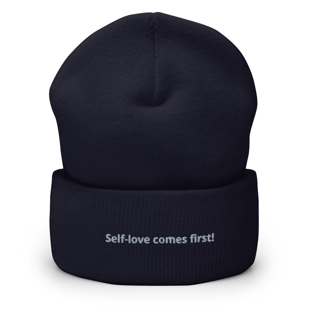 Cuffed Beanie | Yupoong 1501KC Self love comes first