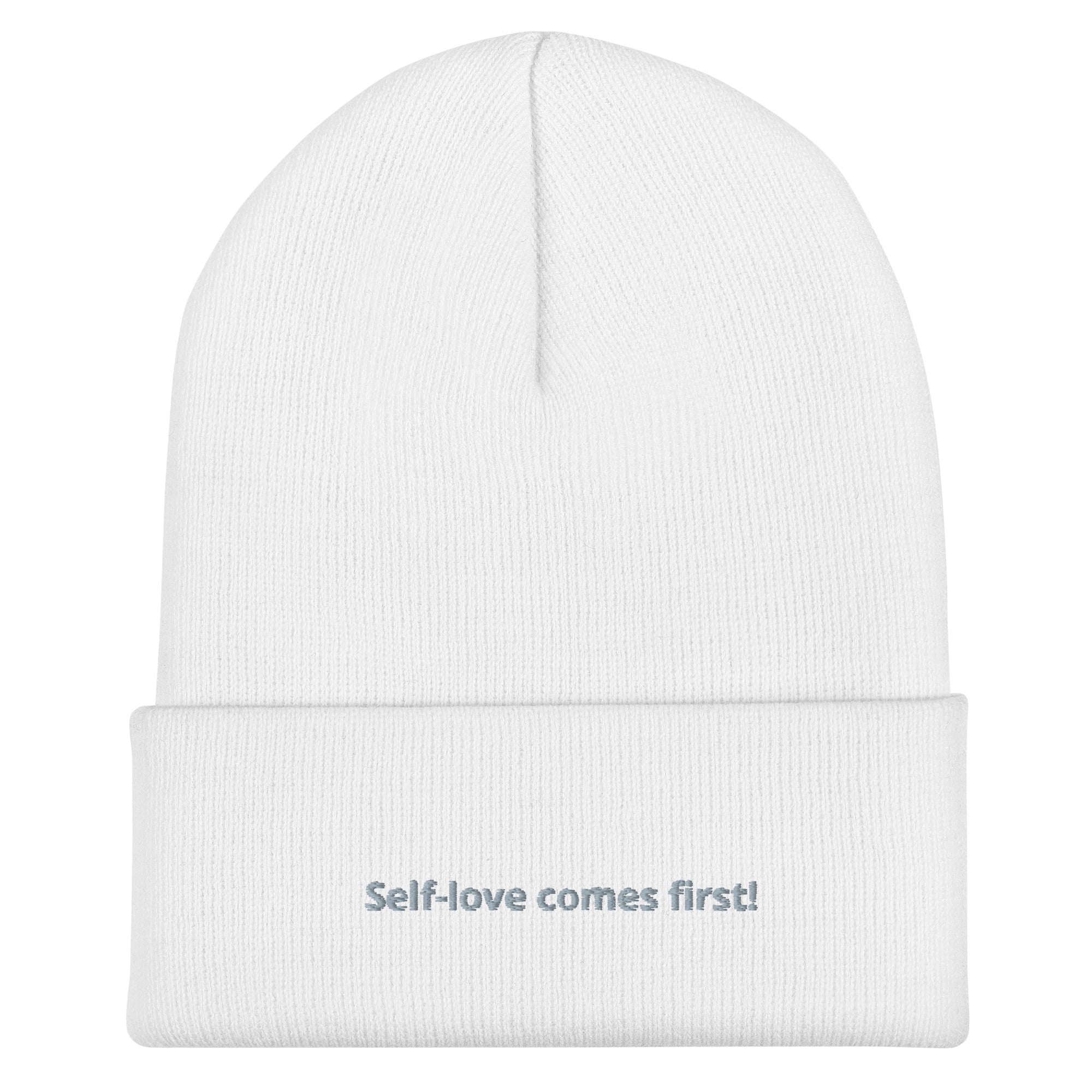 Cuffed Beanie | Yupoong 1501KC Self love comes first