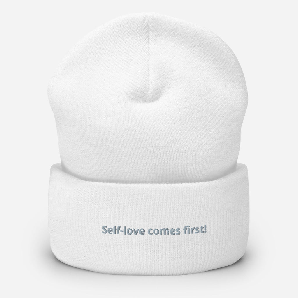 Cuffed Beanie | Yupoong 1501KC Self love comes first