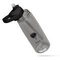 Wasserflasche mit umklappbarem Trinkhalm