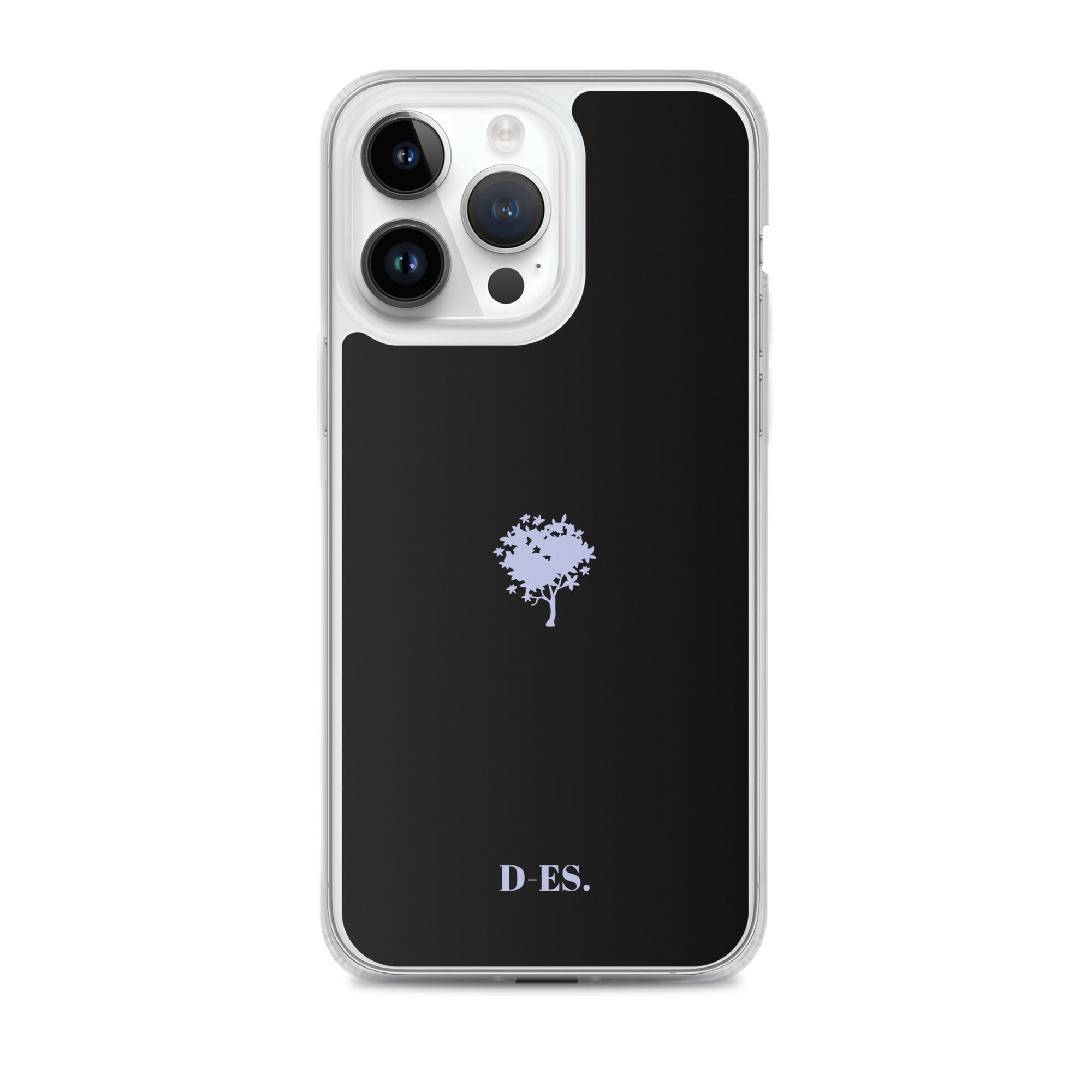 Transparente iPhone®-Hülle mit MagSafe® Schwarz