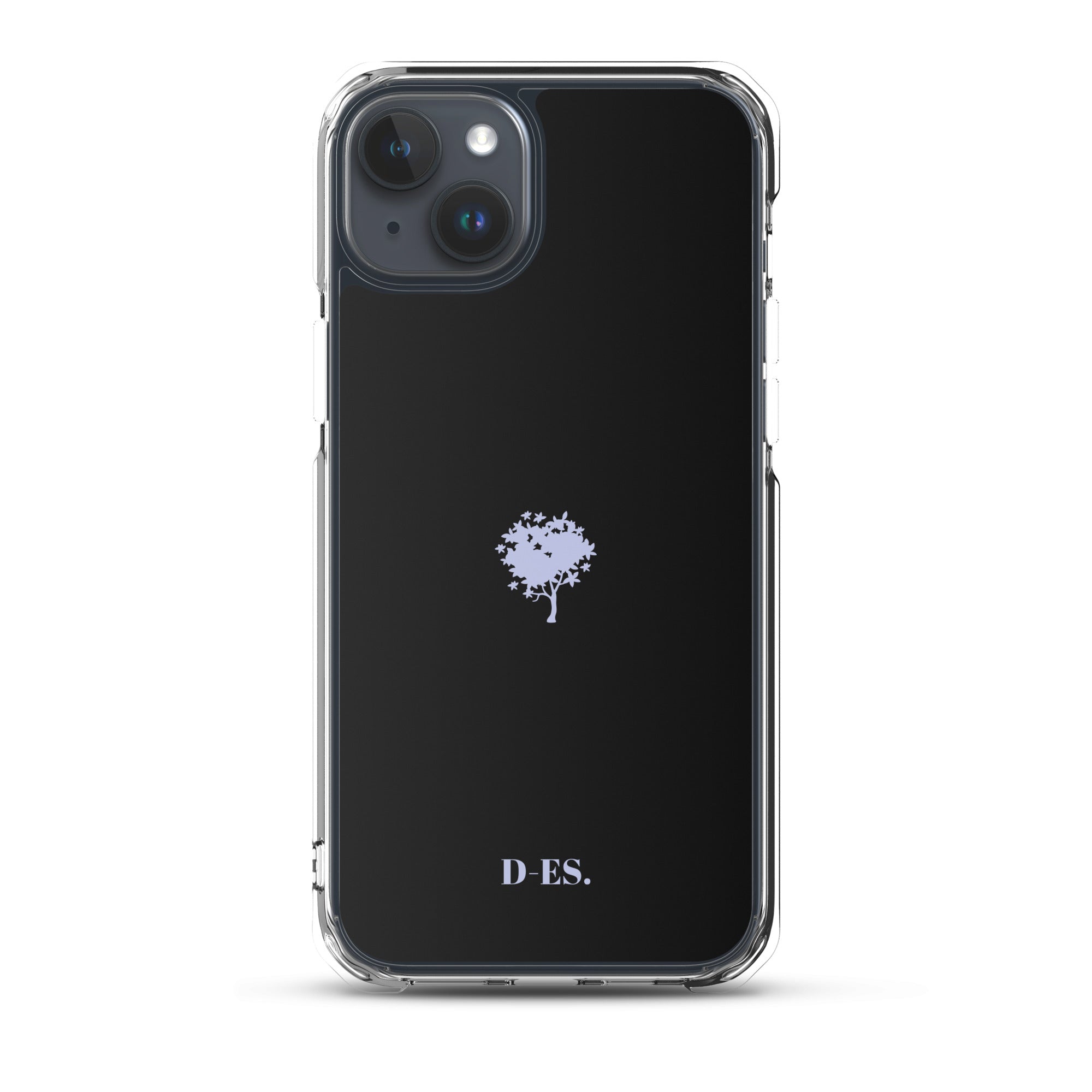 Transparente iPhone®-Hülle mit MagSafe® Schwarz