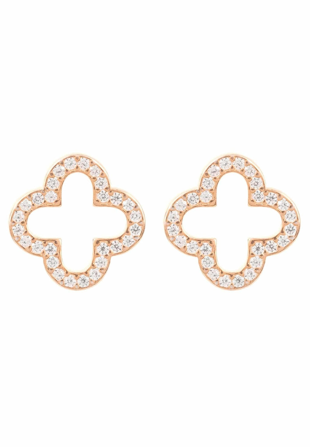 Open Clover Earrings
